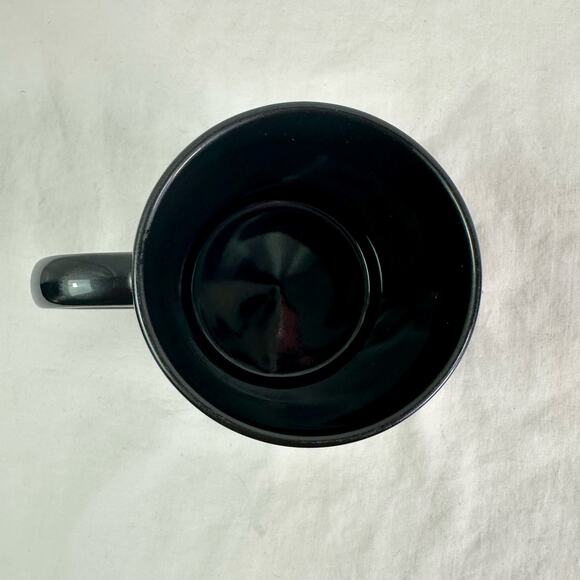 Orca Coatings Black Ceramic Brown Cat Print Coffee Mug Edgy Drinkware Dishes - Picture 4 of 11